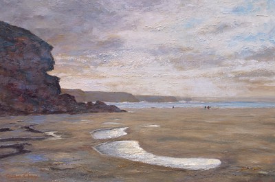 After the Storm, Chapel Porth by Gwen Clay