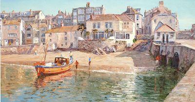 Town Beach, St Ives by Nancy Bailey
